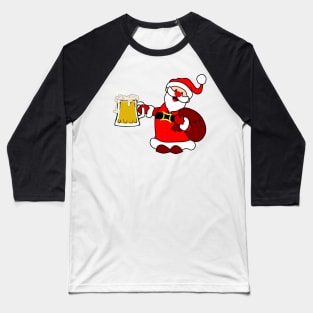 Santa is here with beer Baseball T-Shirt